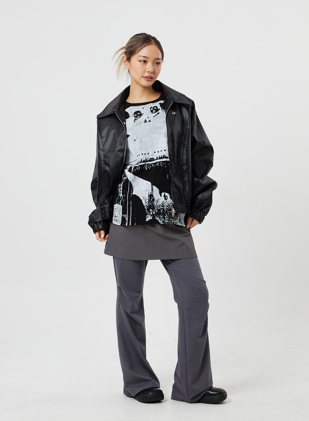 Oversized Nylon Jacket Unisex CF316