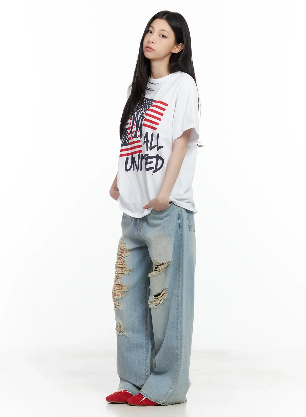 Skater Graphic Oversized Tee CU530