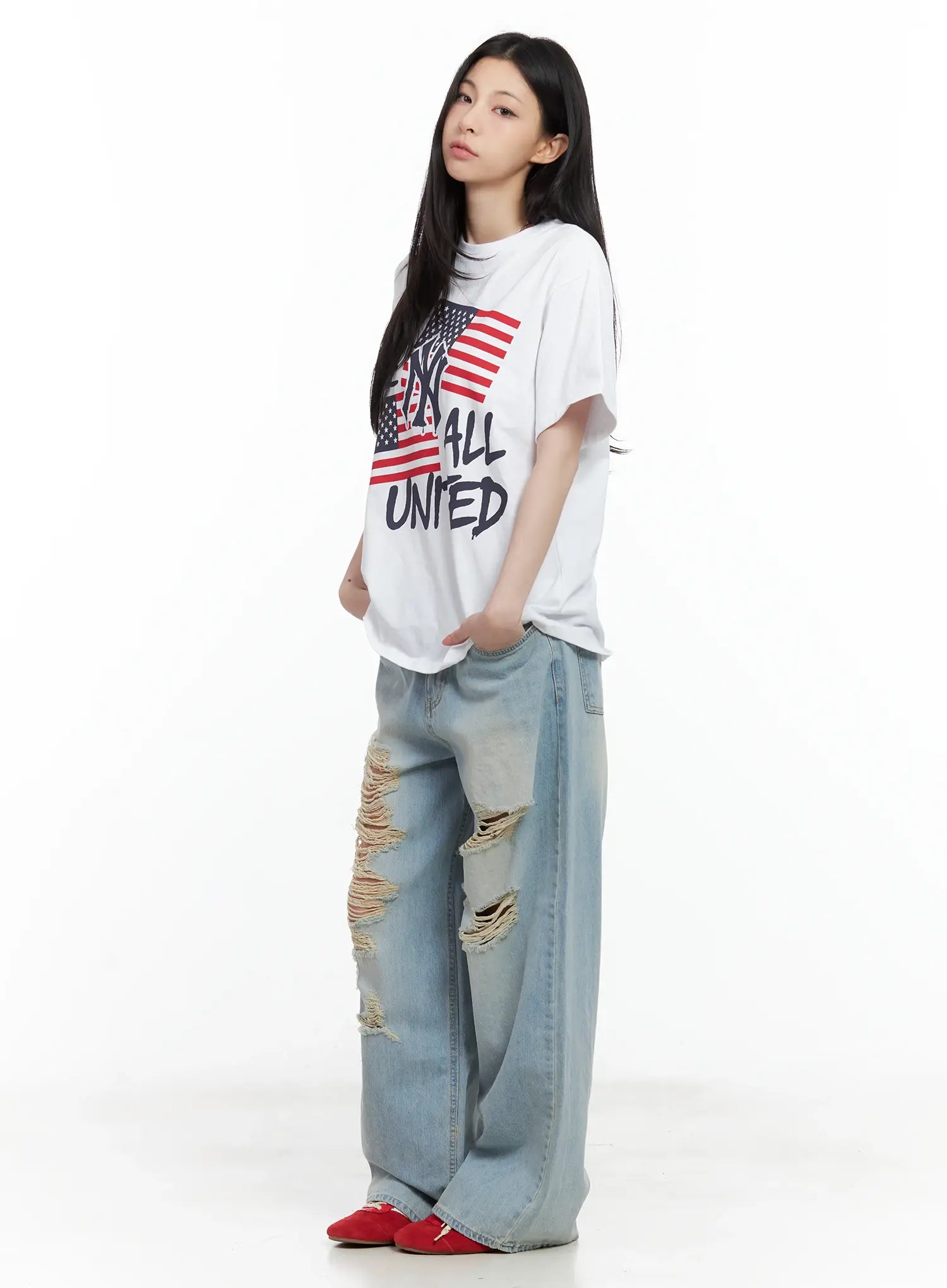 Skater Graphic Oversized Tee CU530