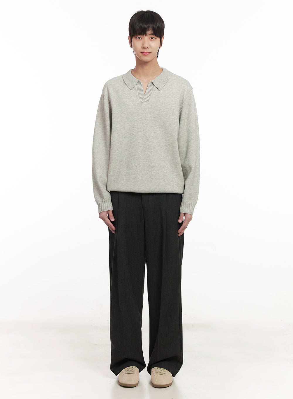 Men's Classic Straight-Fit Trousers IM519