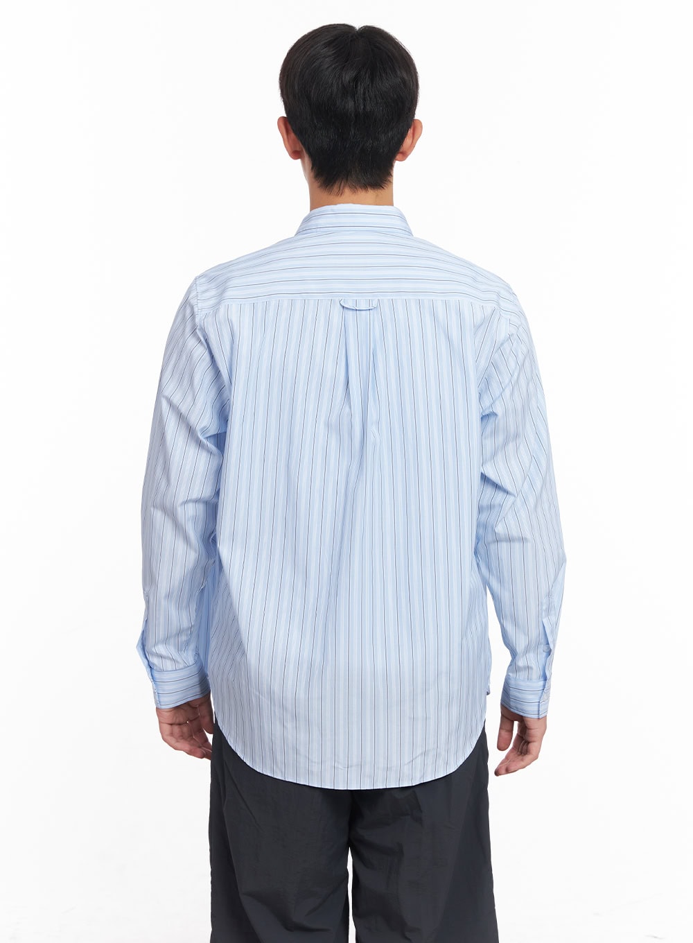 Men's Striped Collared Shirt IY522