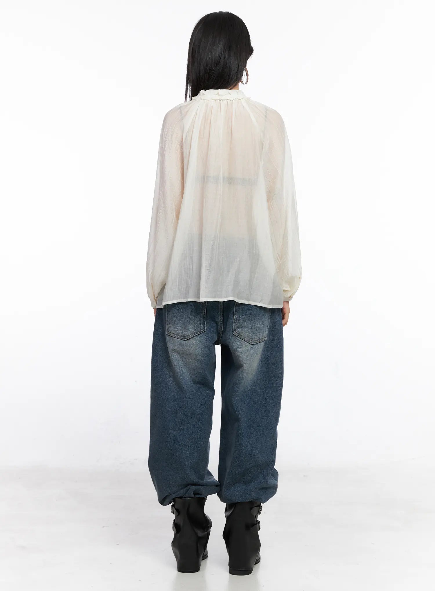 Louise Washed Baggy Jeans CO508