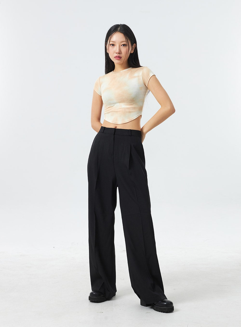 Tie Dye Cropped Tee CM330