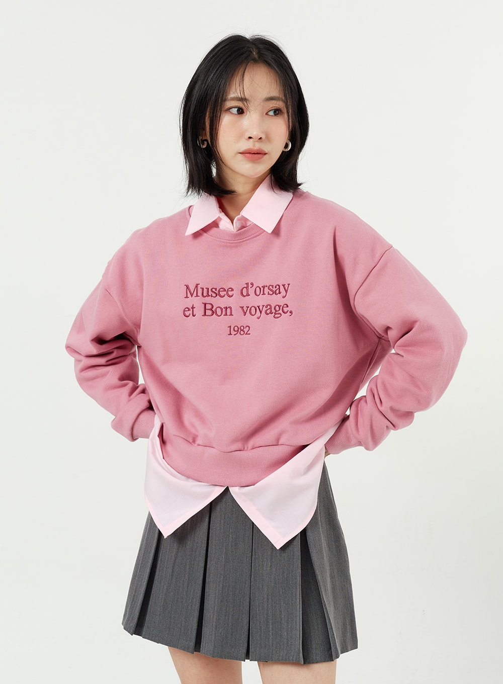 Embroidered Sweatshirt OM309