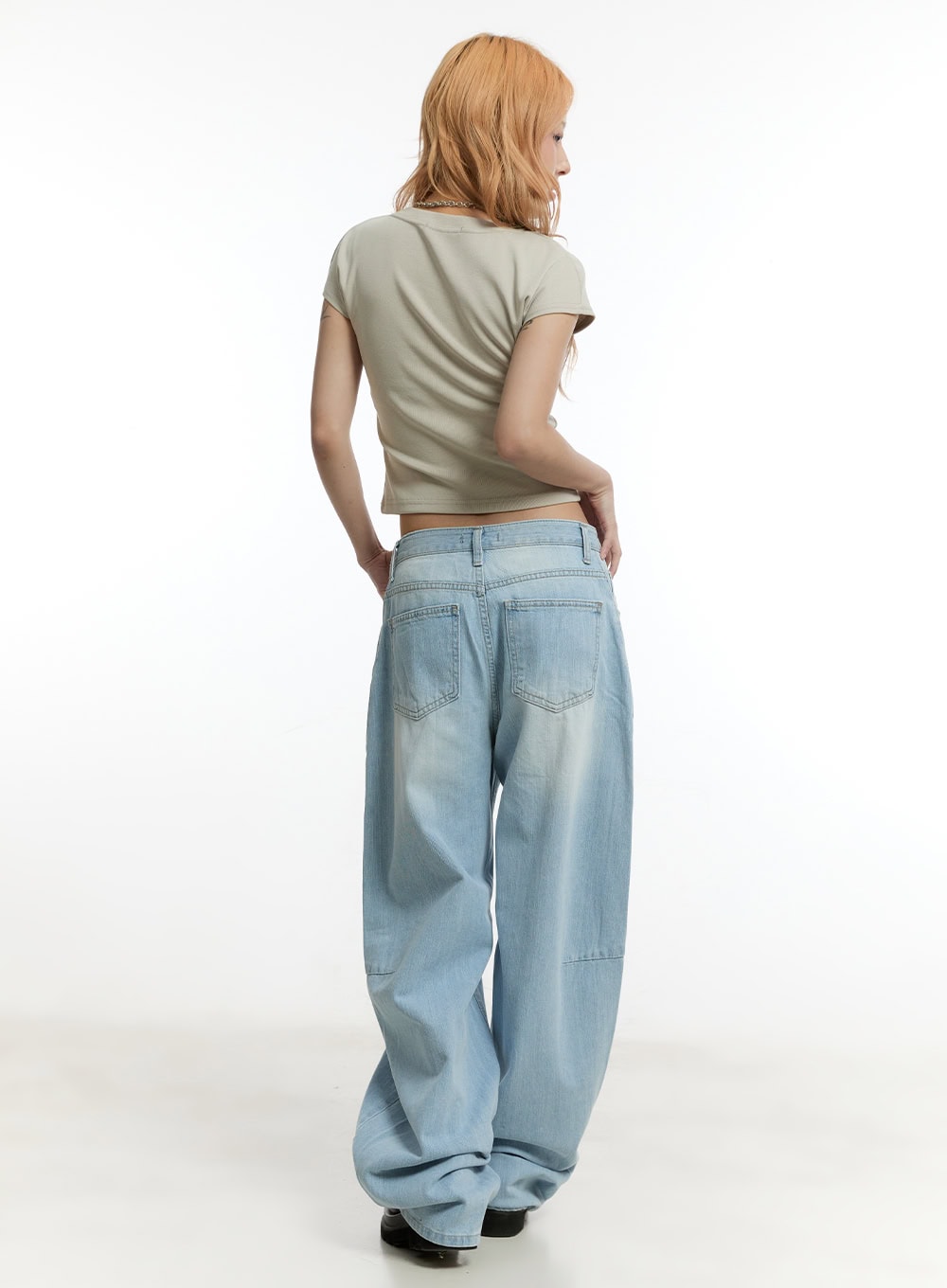 Nevara Washed Baggy Jeans CY501