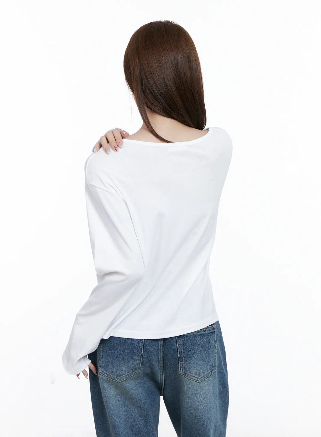 Basic Crew Neck Long Sleeve T-Shirt CG529
