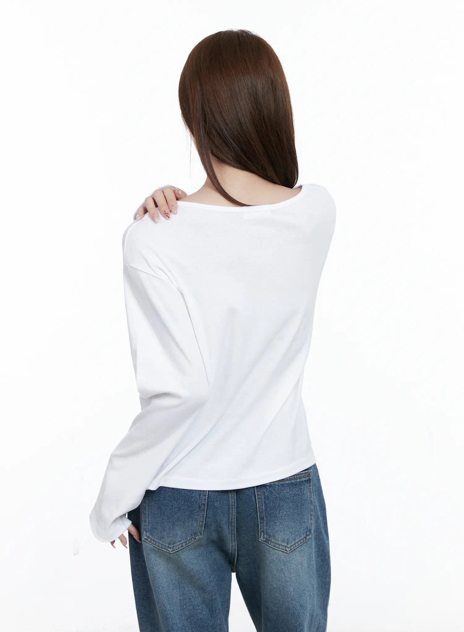 Basic Crew Neck Long Sleeve T-Shirt CG529