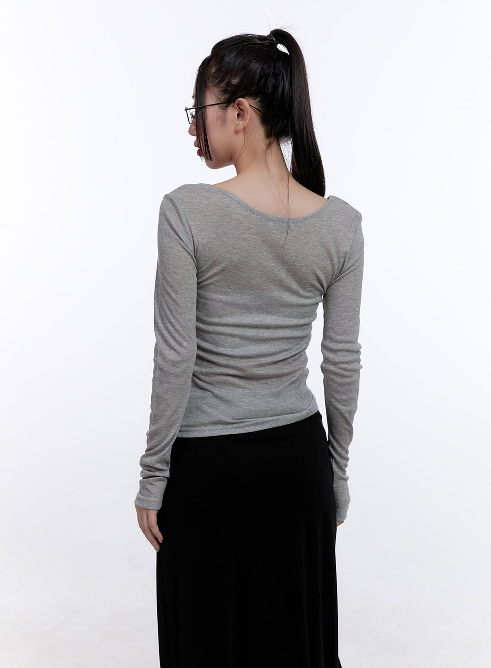 Floral Graphic Slim-Fit Top CJ511