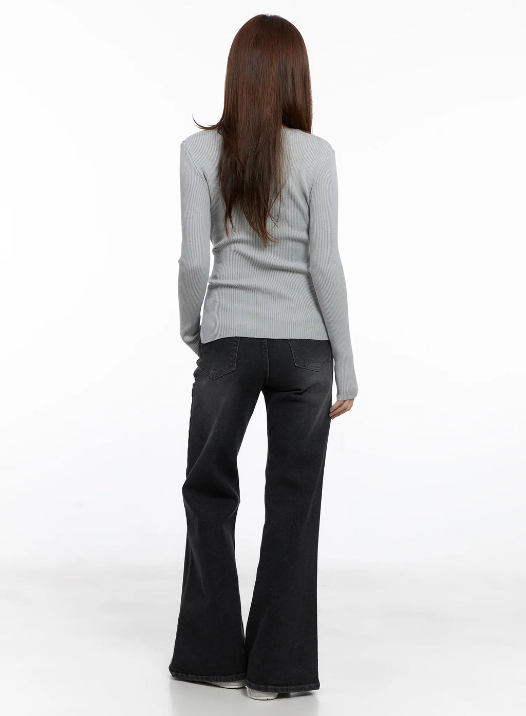 Lulu Flare Washed Jeans CG521