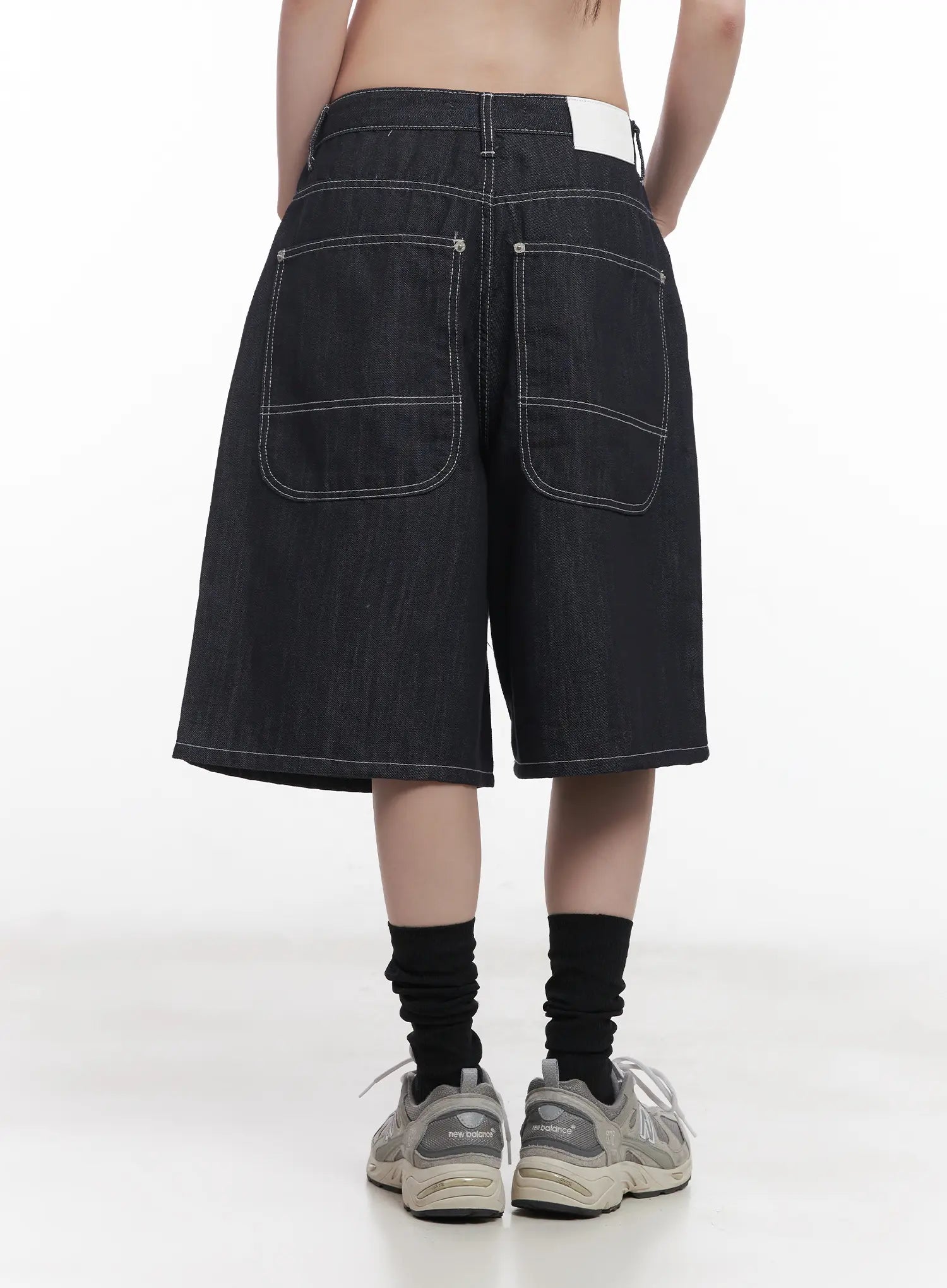 No-Fade Stitched Jorts CU519