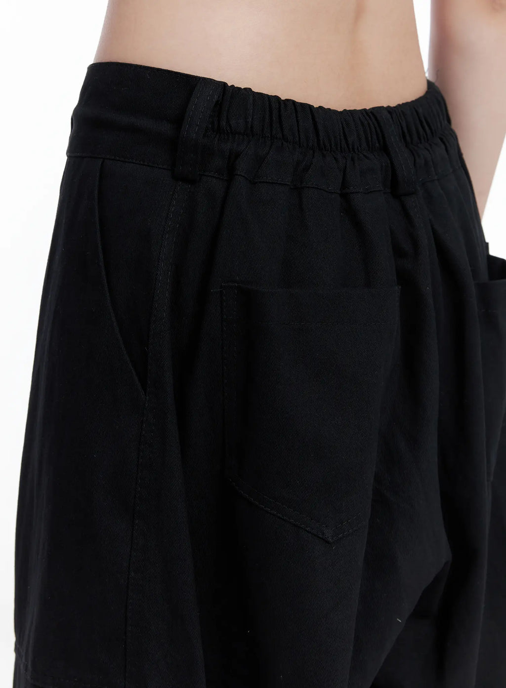 Baggy Cotton Pants with Back Pocket CG529