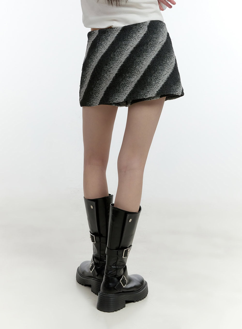 Chic Patterned Mini Skort CF507