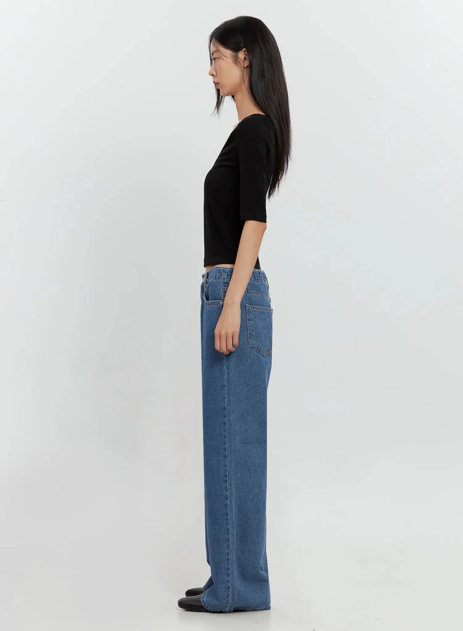 Basic 3/4-Sleeve Top IL528