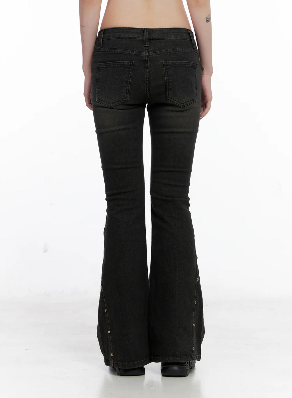 Milan Studded Flare Jeans CS512