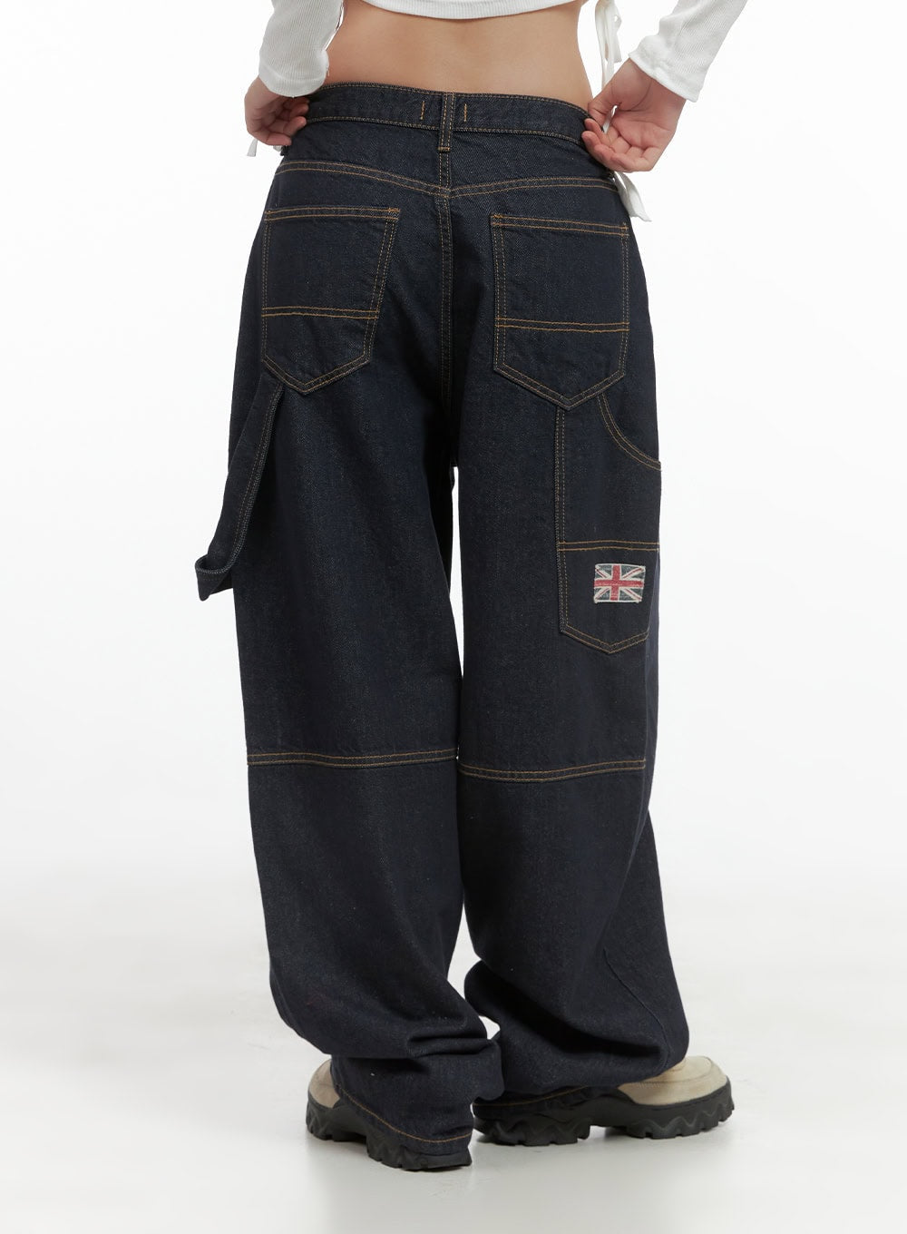 Trixie Cargo Baggy Jeans CS404