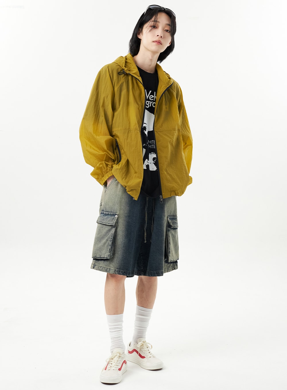 Nylon Hoodie Jacket CU314