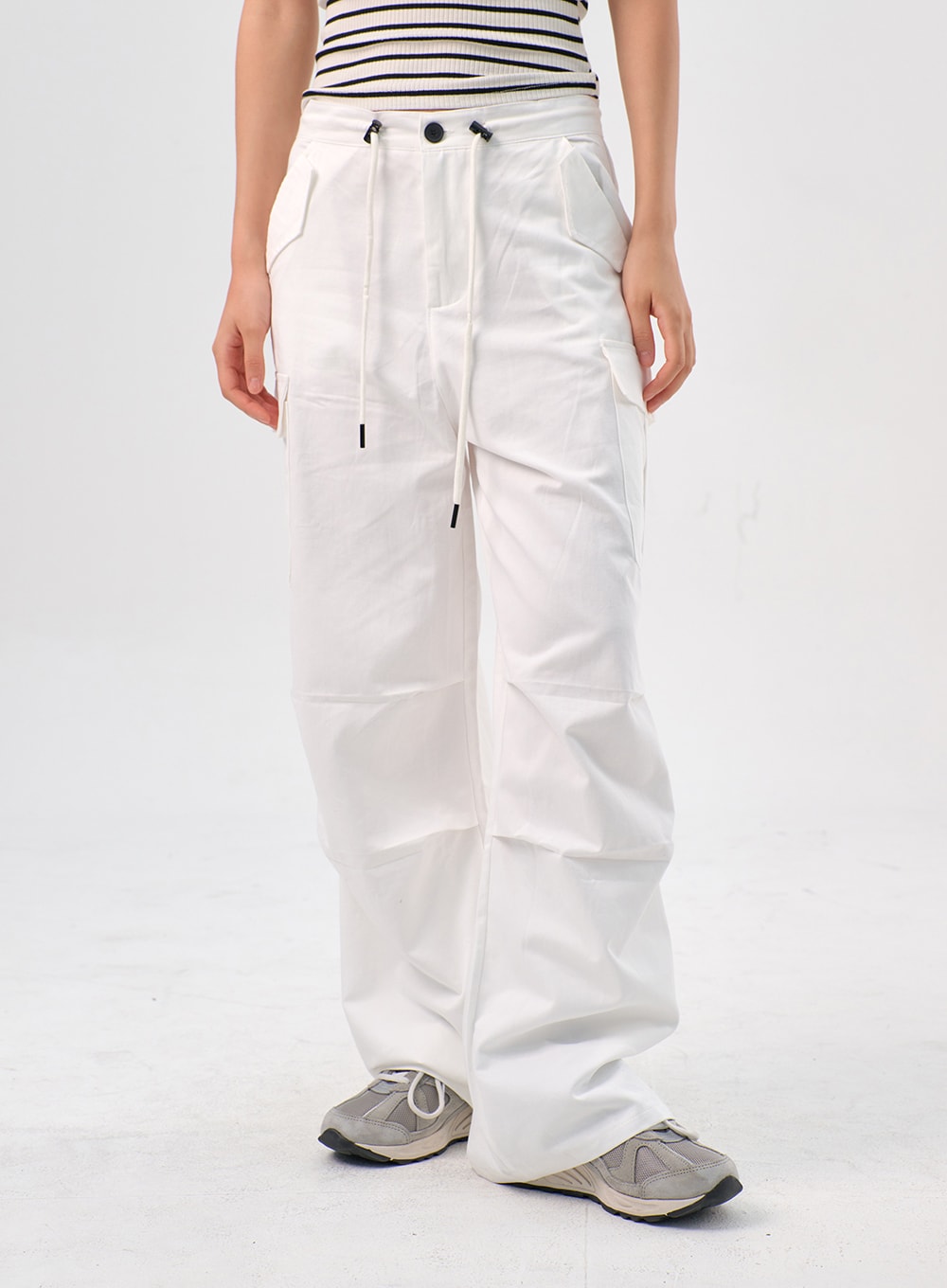 Drawstring Wide Pants IL310