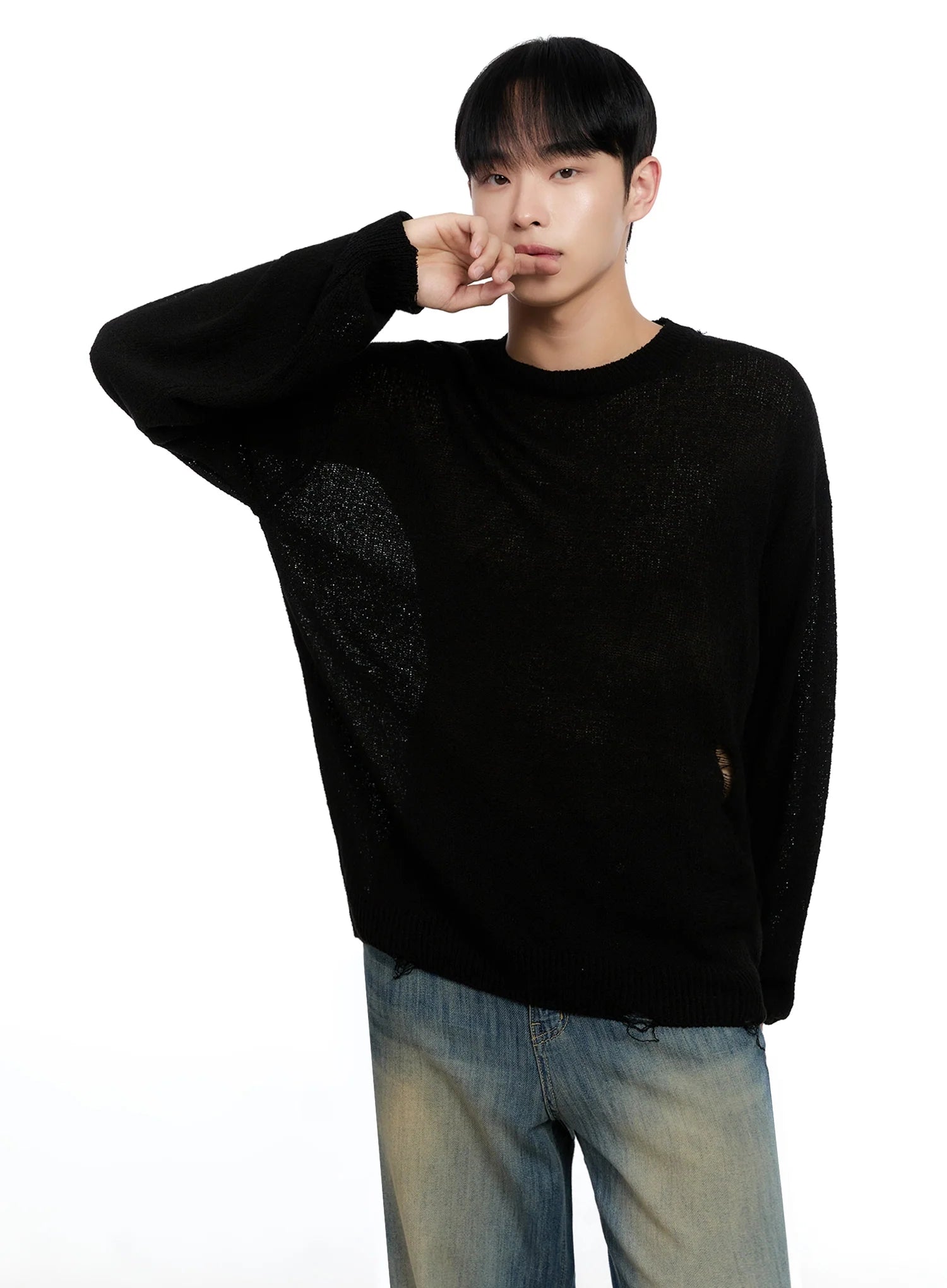 Men's Loose Fit Sweater IG520