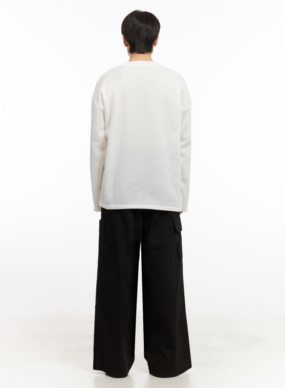 Men's Basic Loose-Fit Sweater IJ517