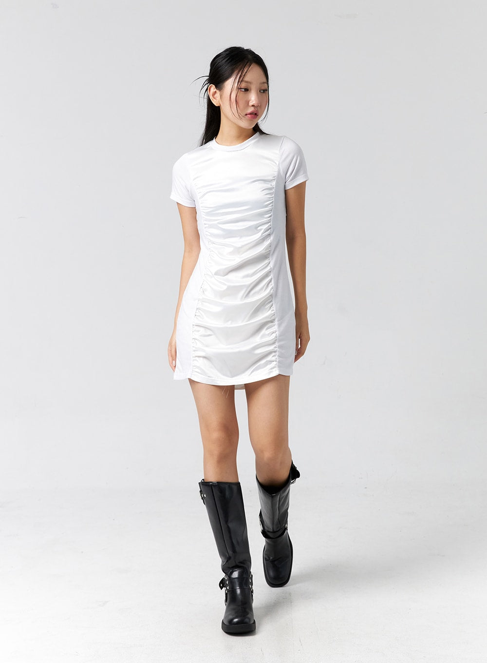 Short Sleeve Mini Dress CG304