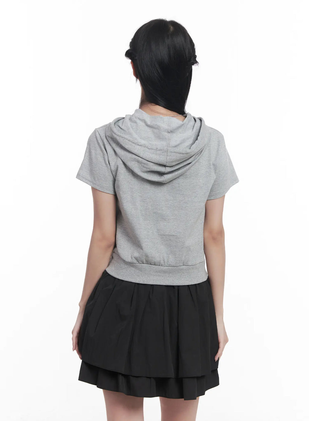 Slim-Fit Short-Sleeve Hoodie CU525