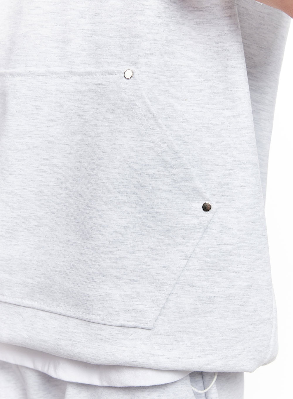 Men's Loose-Fit Cotton Pocketed Vest IY522