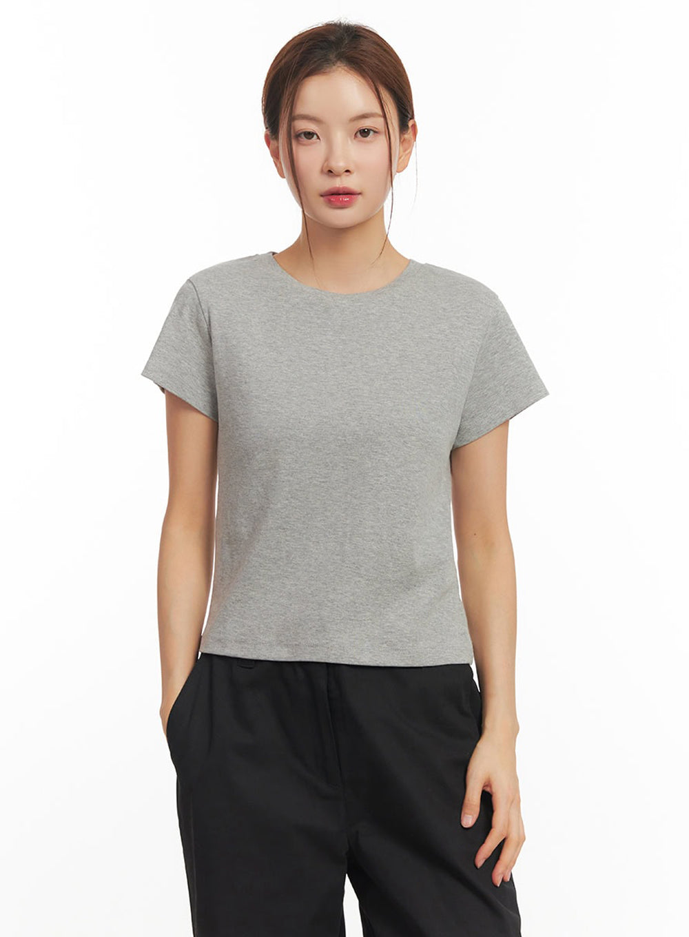 Basic Round Neck Tee IM513