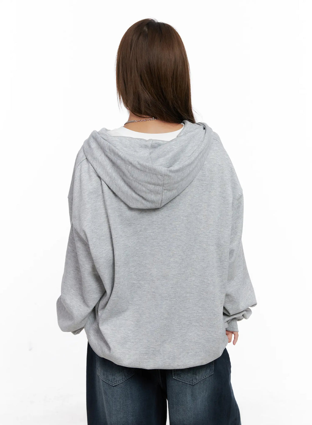 Comfort Fit Graphic Hoodie Zip-Up CS522