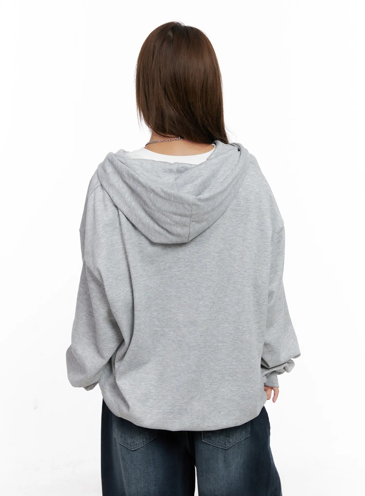 Comfort Fit Graphic Hoodie Zip-Up CS522