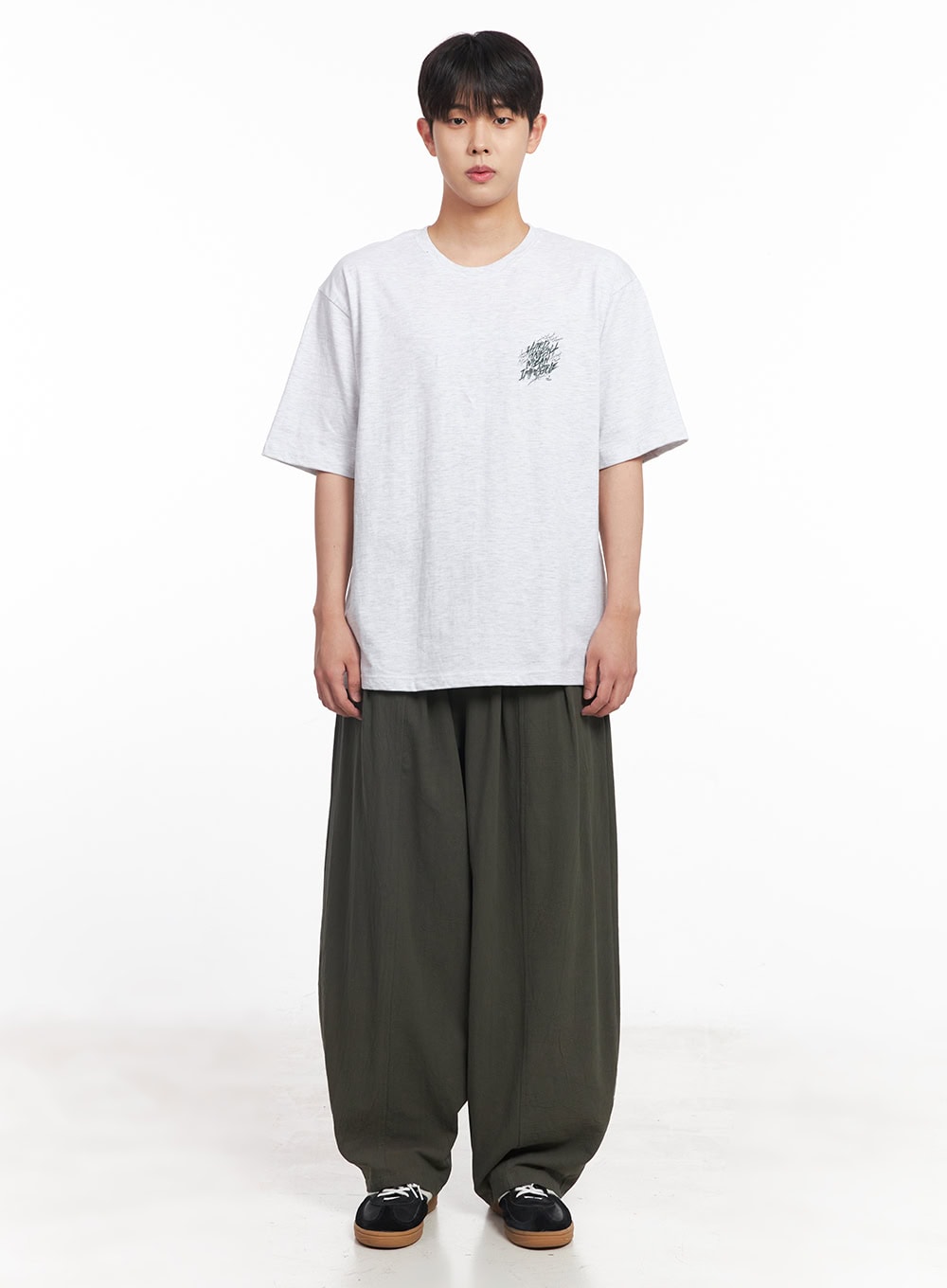 Men's Graffiti Print T-Shirt IY520