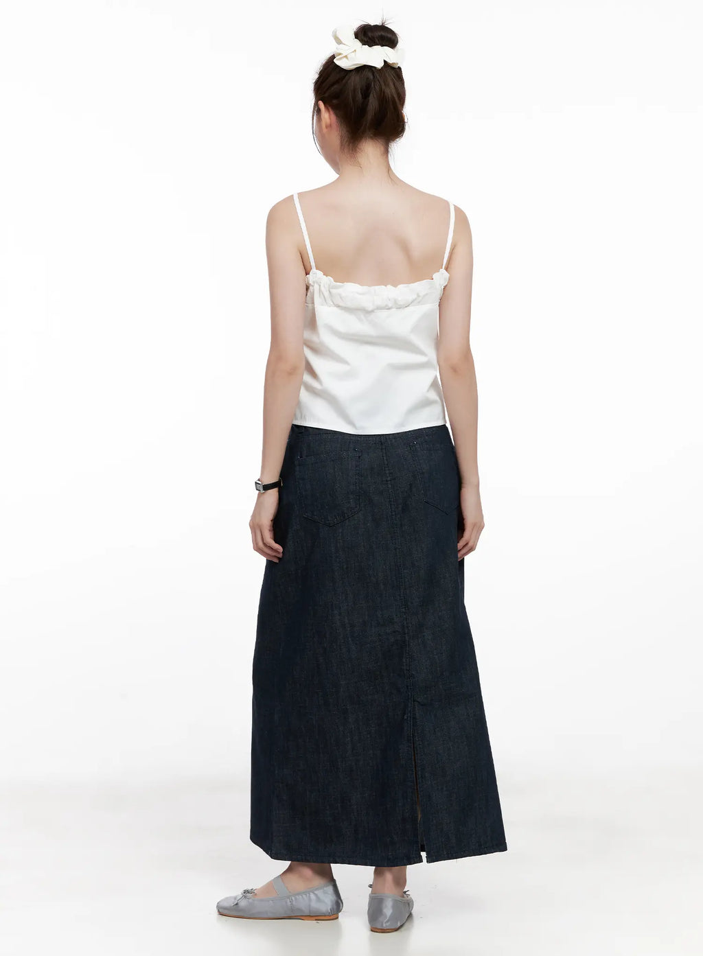 Side-Slit Long Skirt CL523