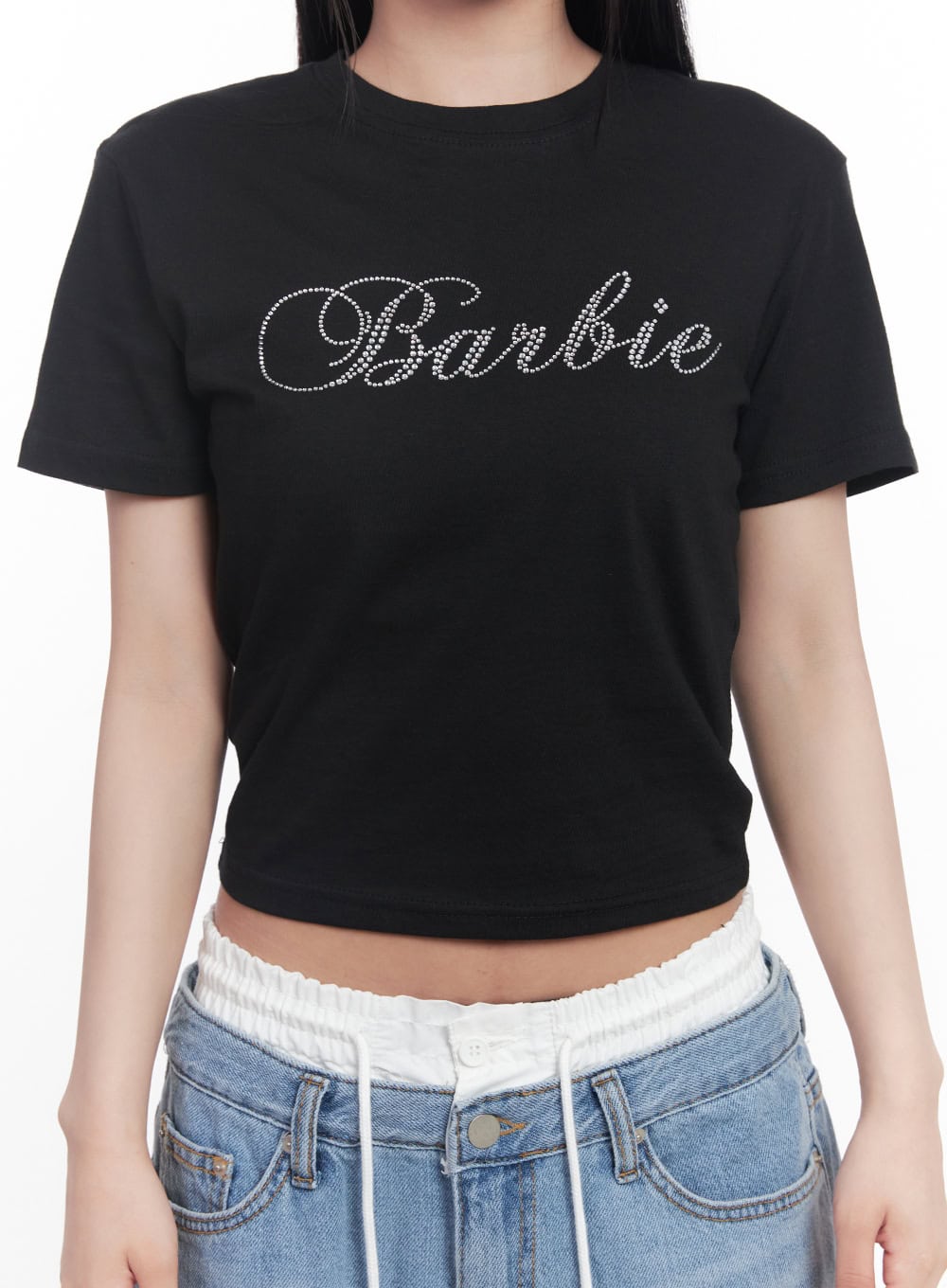 Casual Beaded Crop Top CY527