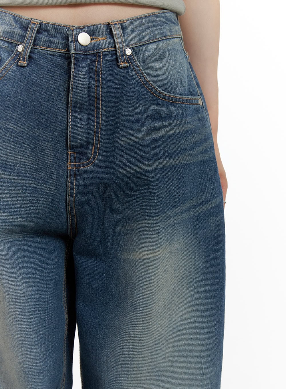 Wide Fit Baggy Jeans CA426