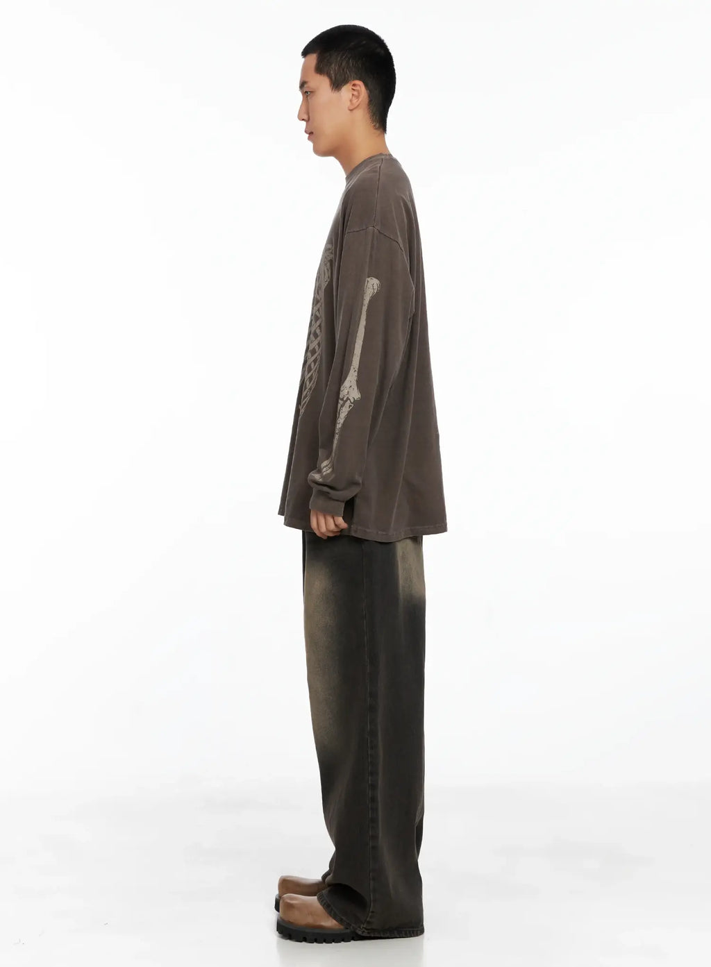 Men's Deep Washed Jeans IS502