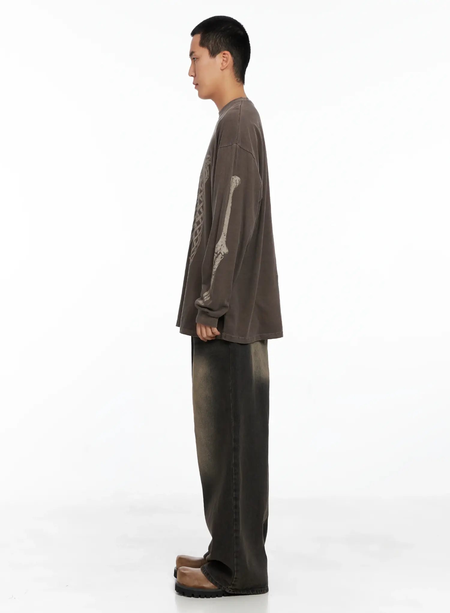 Men's Deep Washed Jeans IS502