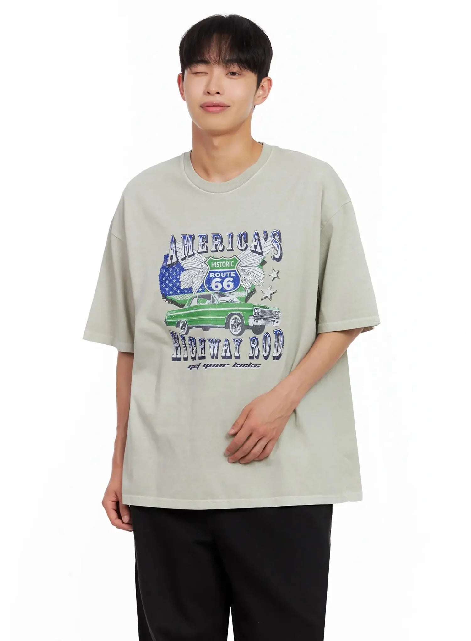 Men's Route 66 Graphic T-Shirt IL516