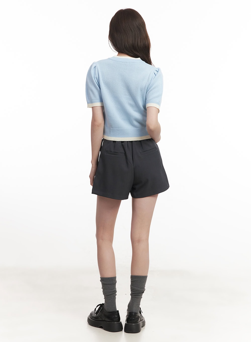 Cozy Half-Sleeve Sweater CA502