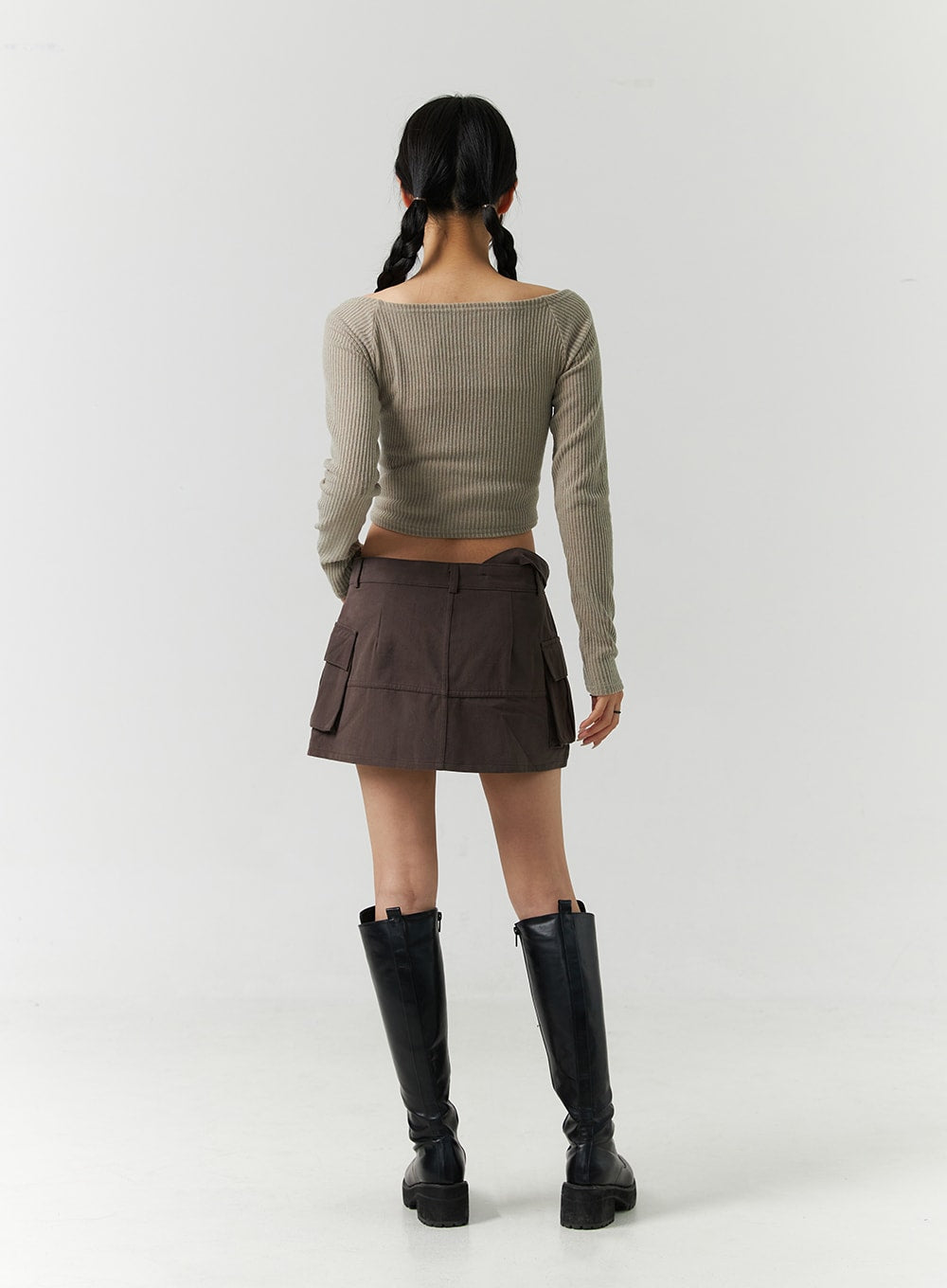 Open Front Tie Bolero Top CN328