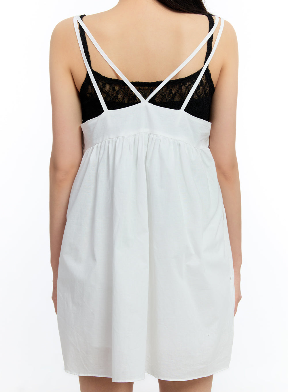 Shirred Cami Mini Dress IU503