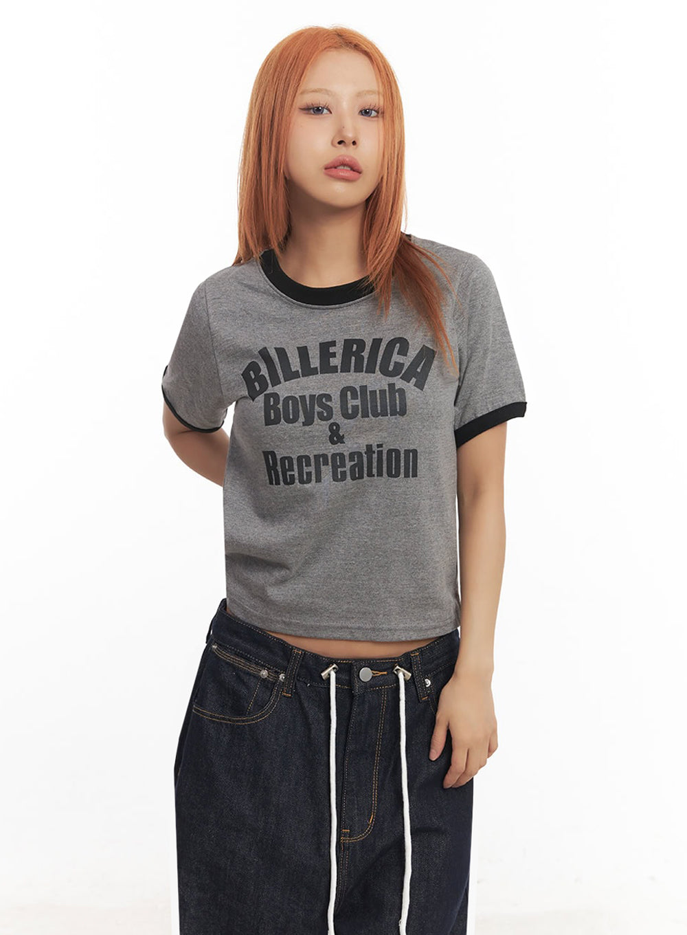 Billerica Graphic Cotton Top IA517