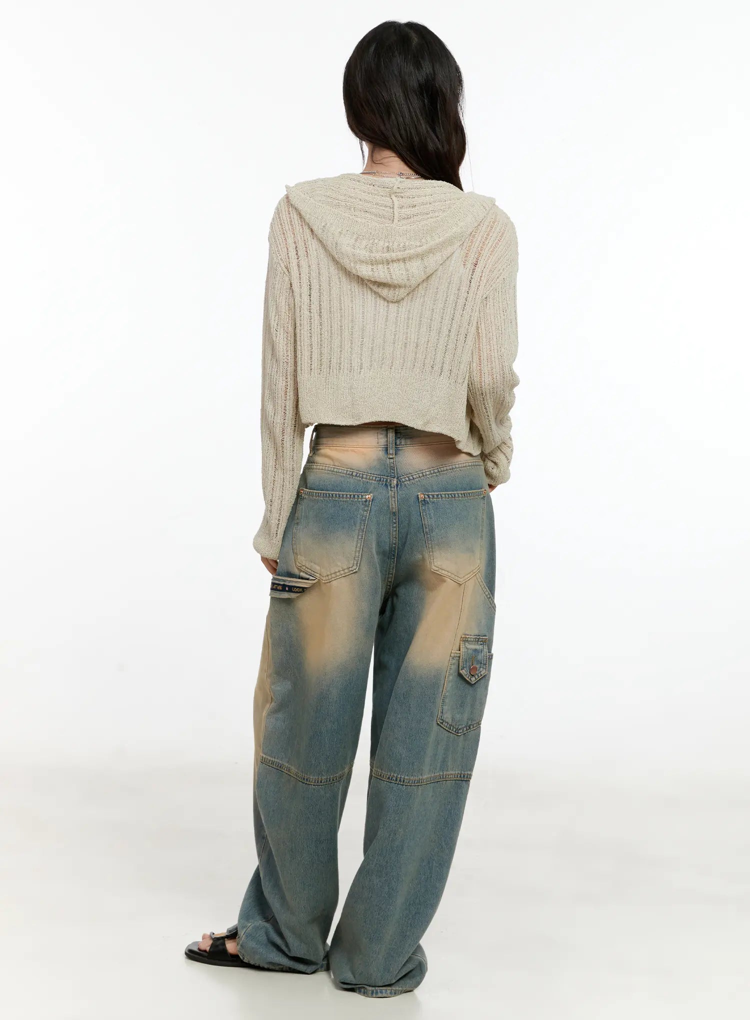 Summer Knit Cropped Zip-Up CG501