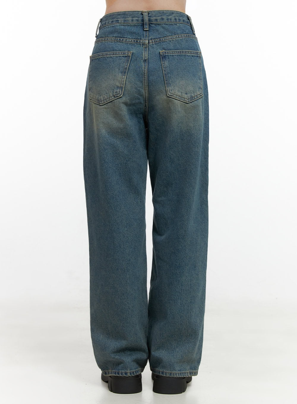 Jovie Washed Wide-Leg Jeans ON408