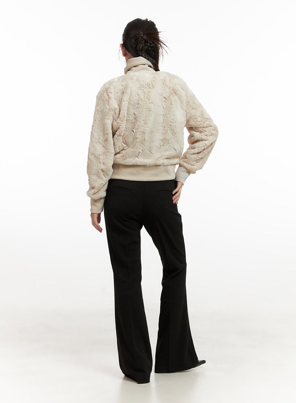 Soft Touch Fuzzy Bomber CN426