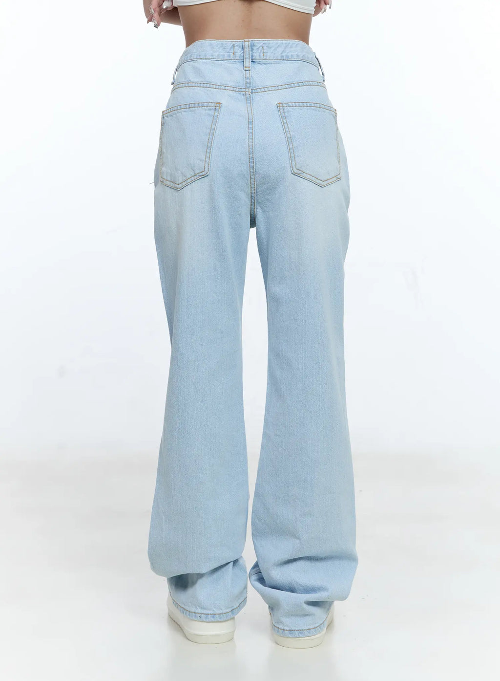 Mae Washed Flare Denim Jeans CG512