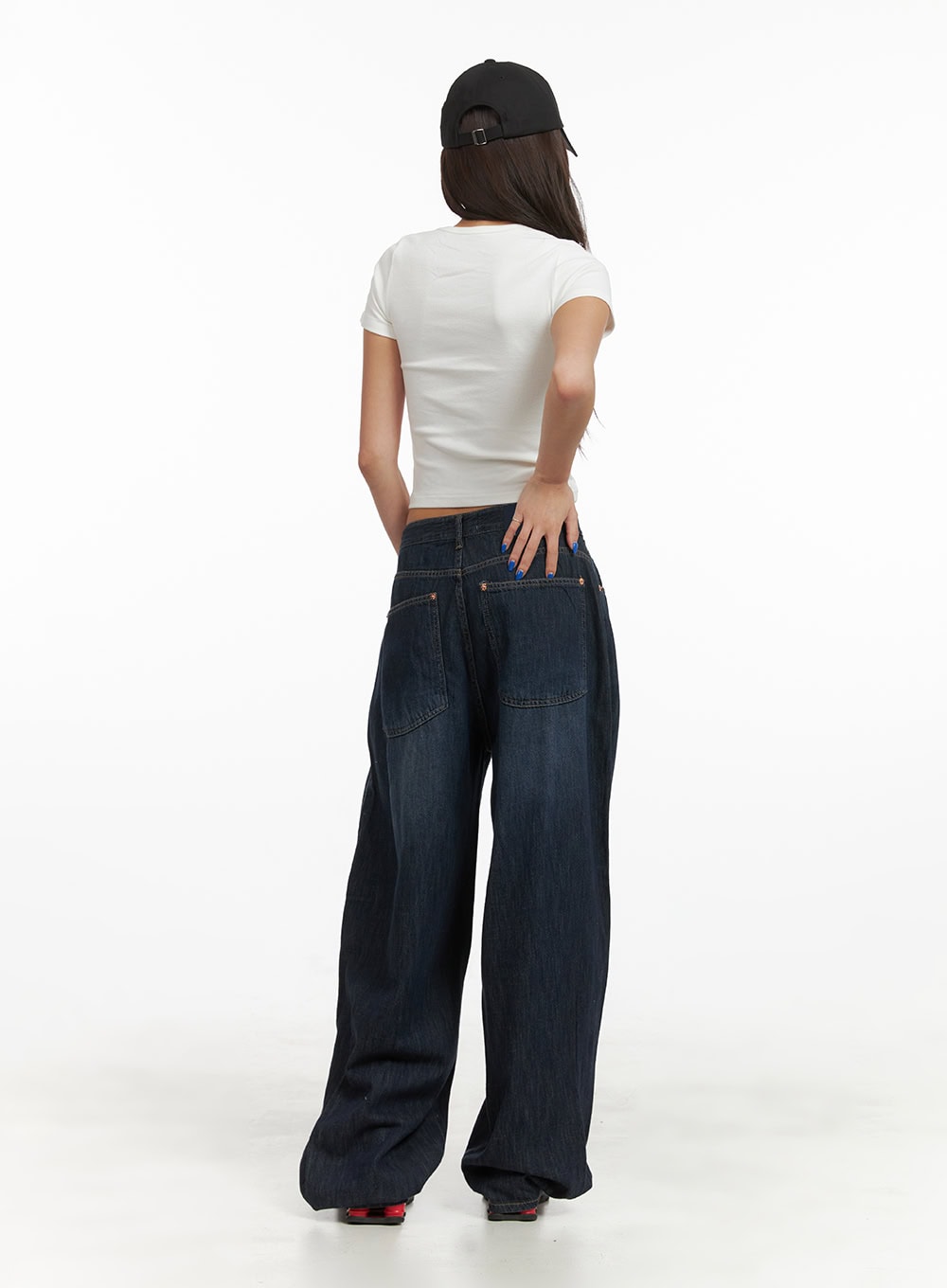 Wide Fit Baggy Jeans CY423