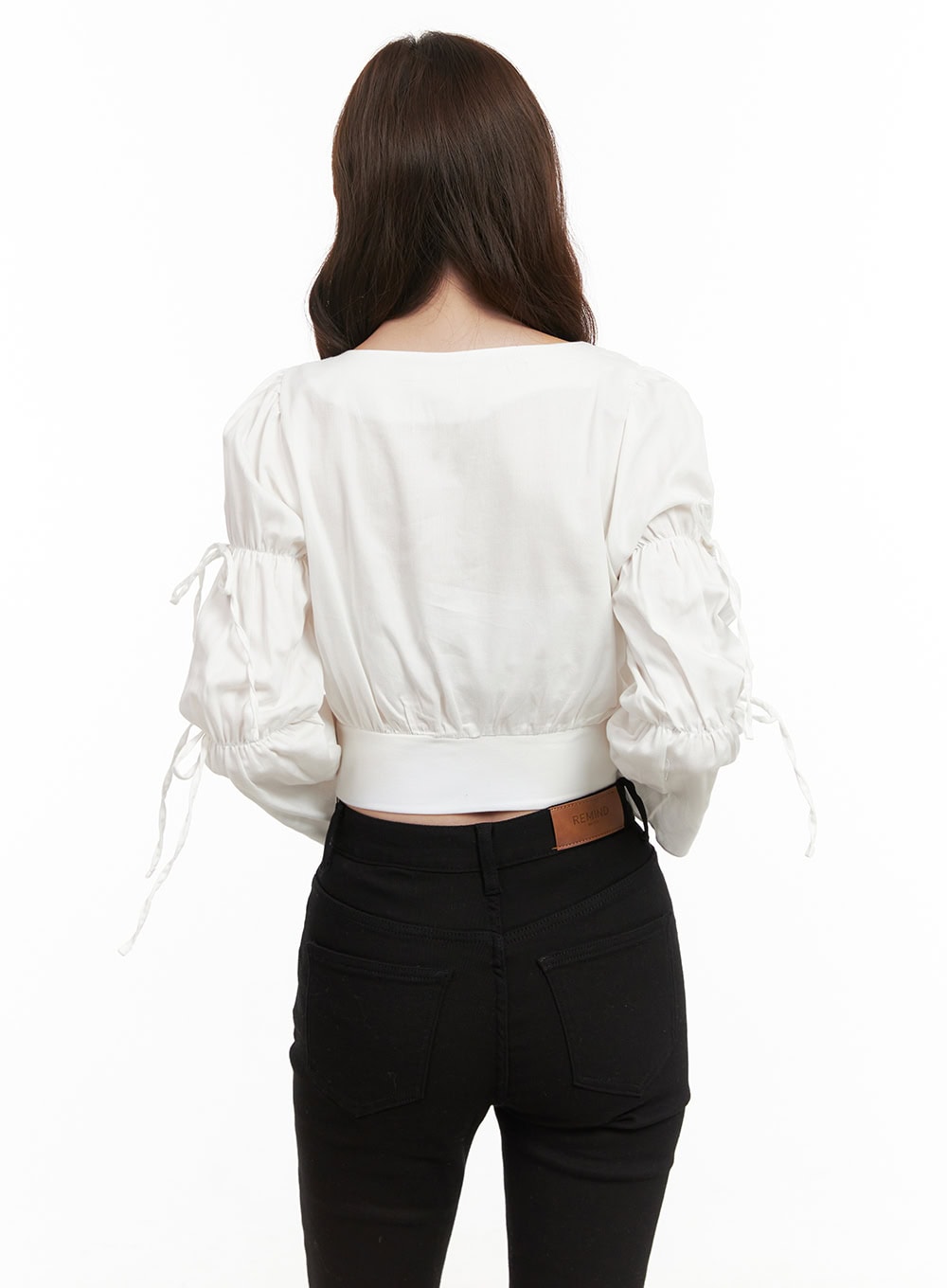 Ribbon Charm Cotton Blouse OD403