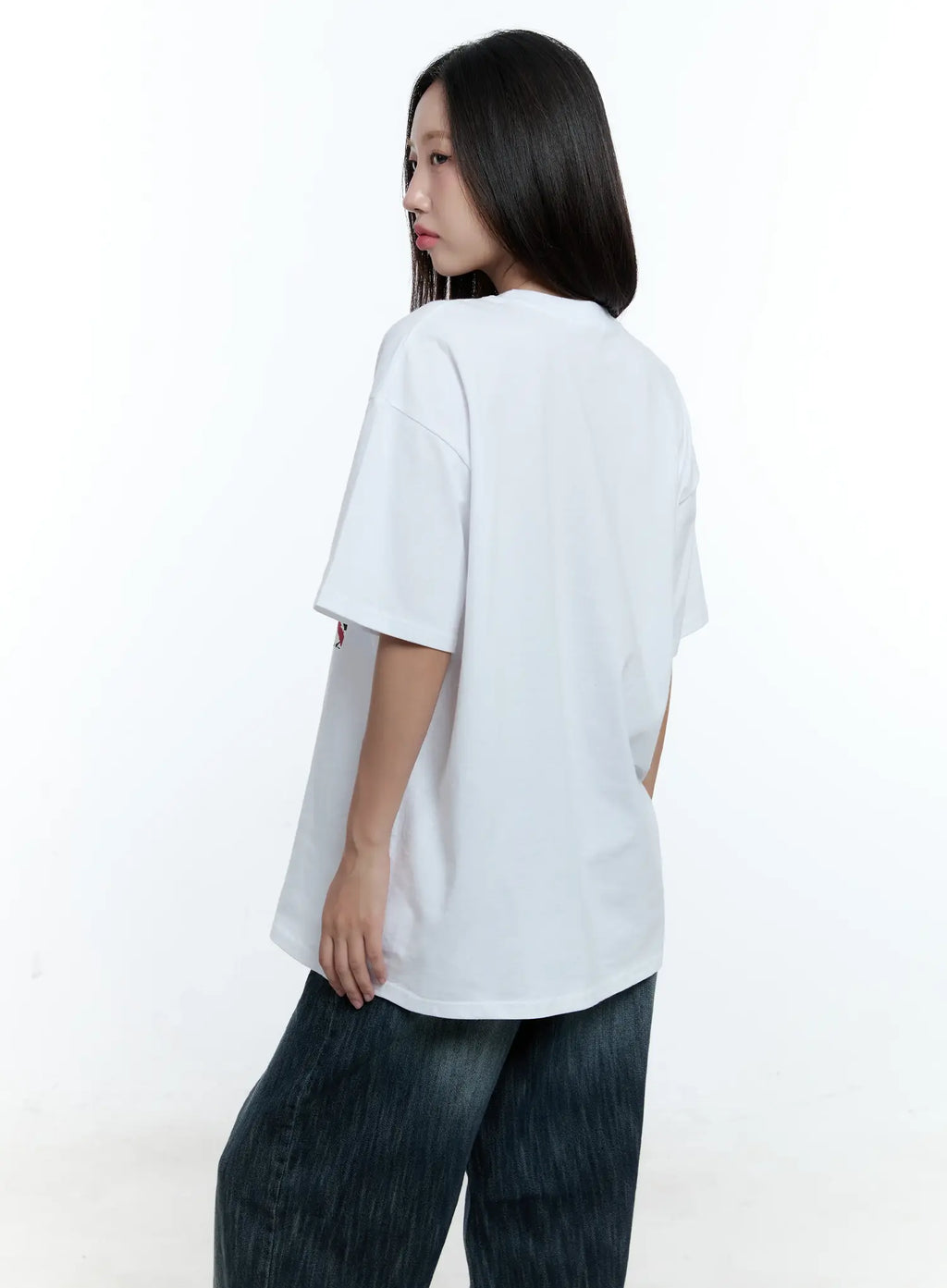 Oversized Flag Graphic Tee CU527