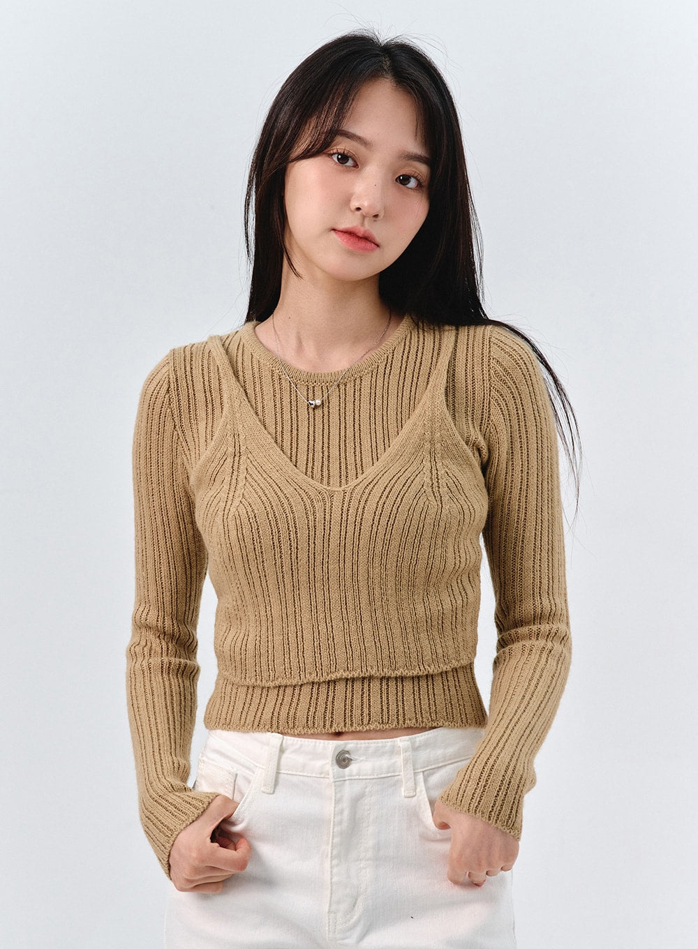 Bustier Layered Knit OO319