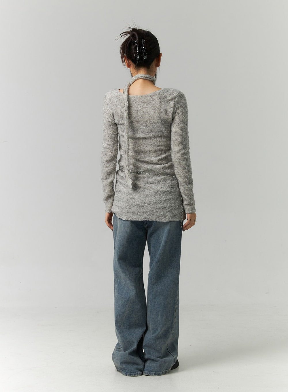 Washed Baggy Jeans CN324