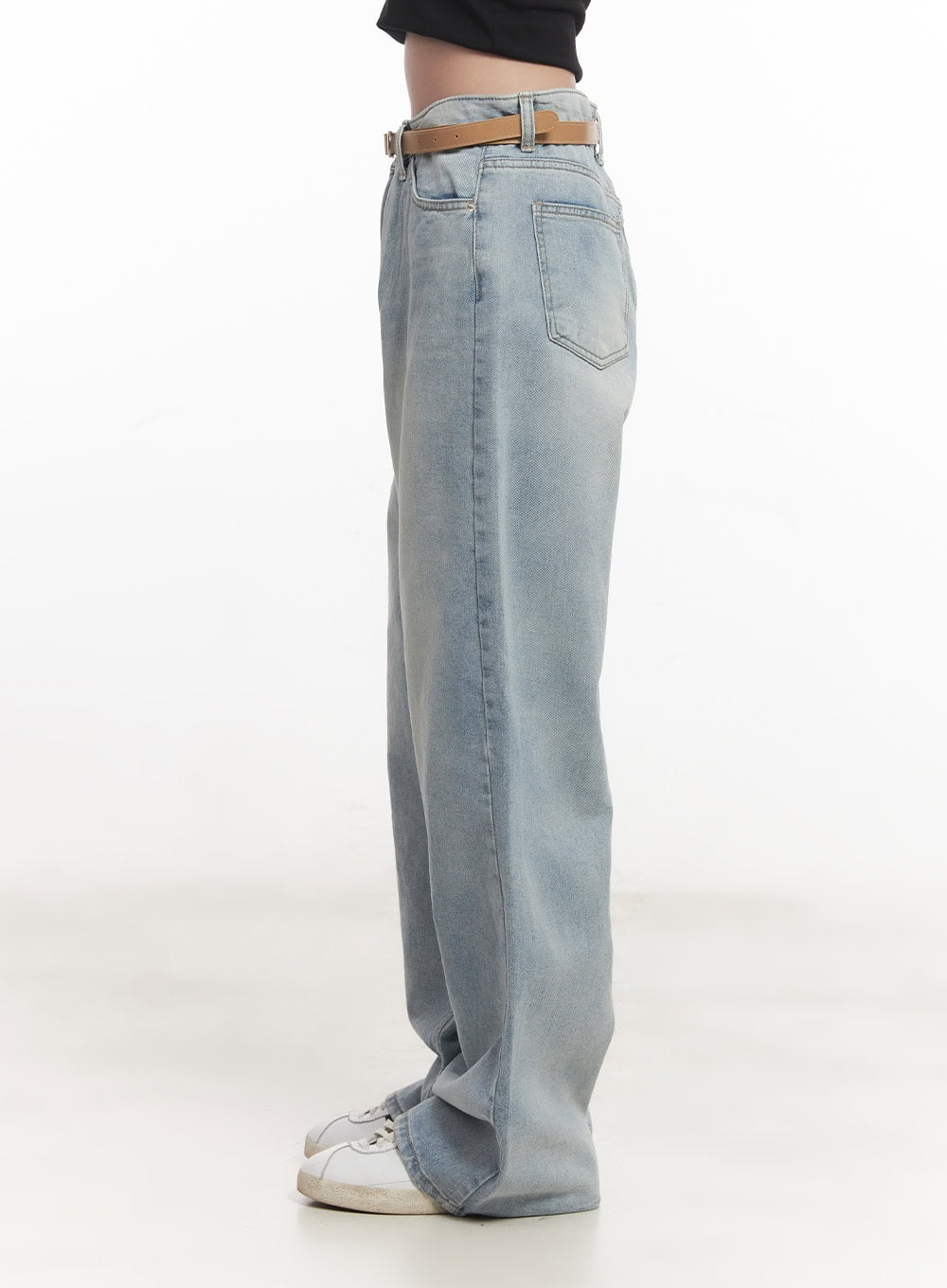 Teresa Washed Wide Leg Jeans CA510